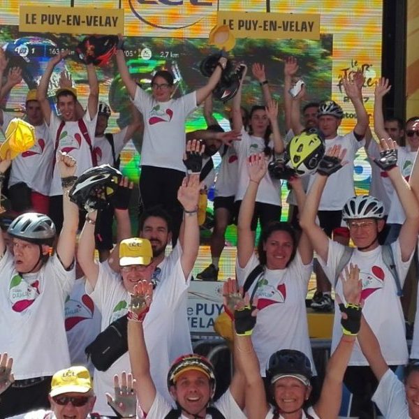 La Team DAHLIR : 1ère arrivée sur l’étape du Tour de France au Puy en Velay