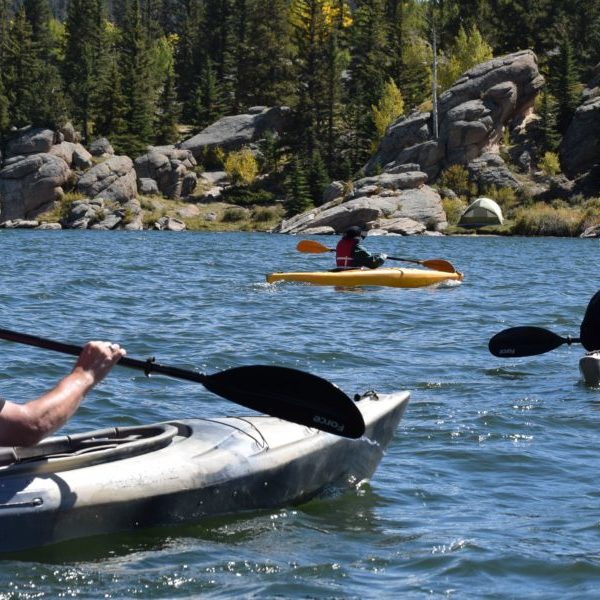 Un après-midi canoë pour les bénéficiaires dans le Cantal